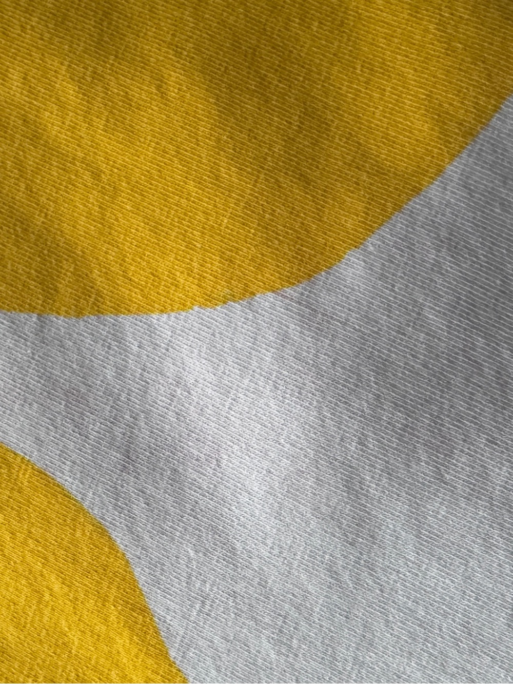 Marimekko Kivet Dot Print Mustard Yellow Long Sleeve Shift Dress L - Picture 8 of 9